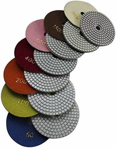 3 inch Wet Diamond Polishing Pads to Polish Granite Stone Marble Concrete Travertine Terrazo