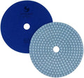 PPW119D Diamond Polishing Pads 4 Inch Grit 50 - For Concrete Marble Terrazzo Floor Granite Stone Counter Edge Wet Polishing - Pack of 2