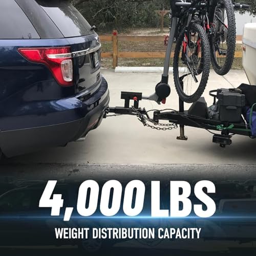 YZONA Tow Hitch 2 Inch, Dual Hitch Extender, Drop-Rise Trailer Hitch Adapter Extension, 4000 LBS Capacity Double Receiver Extender Fits Standard 2" Class III & IV Receivers for Cargo Carrier Bike