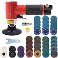 3-Inch Air Right Angle Sander Kit with 41 Roll Lock Discs