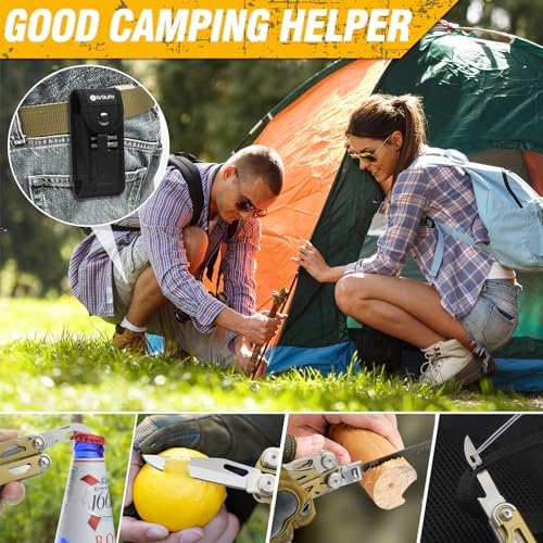 BIBURY 31-in-1 Multitool Pliers Pro,EDC Pocket Knife & Screwdriver-BI2045