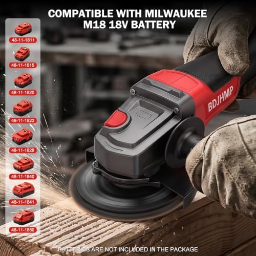 Angle Grinder Cordless for Milwaukee M18 18V Battery