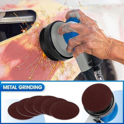 3-Inch Mini Air Sander | High-Speed 11,000 RPM Pneumatic Orbital Tool | Compact DA Sander for Auto Detailing, Spot Repair & Small Projects
