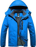 GEMYSE Men's Winter Ski Jacket Waterproof Snow Coat with Detachable Hood