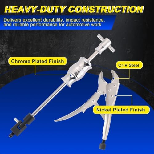DASBET Locking Pliers Slide Hammer Set 9.8" Locking Pliers