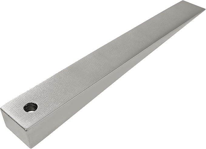 1/2" x 3/4" x 6" Flange Wedge, Zinc Plated Metal Flange Wedge Pipe Fitting Welding Tool, Strong Welding Wedge, Rust-Proof, Corrosion Resistant and Strong, Spreading Flanges Triangle Tool