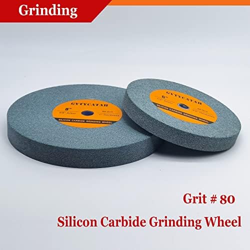 6" Bench Grinding Wheel, Green Silicon Carbide Abrasive
