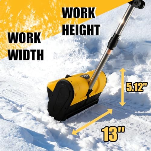 Cordless Snow Shovel Compatible with Dewalt 20V Battery Tool Only