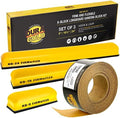 Dura-Gold Pro Series K-Block Sander Firm & Flex Hand Sanding Block Kit with Hook & Loop Backing and PSA Adapter Pad & 150 Grit Sandpaper Roll