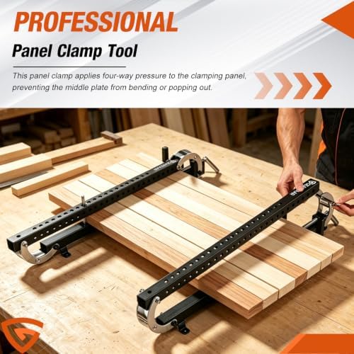 24 Inch Panel Clamps woodworking for Cutting Boards, Cabinets, 2 Pack