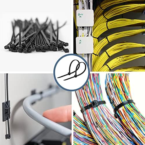 17Pcs Large Heavy Duty Lock Grip Tarp Clips with 100Pcs Zip Cable Ties