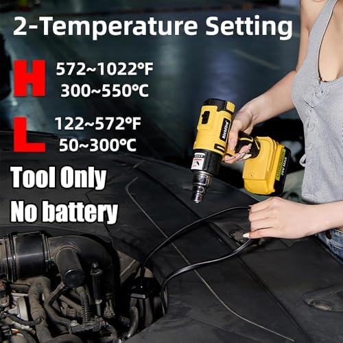 Cordless Heat Gun for DeWALT 20v max Battery(Not include Battery)