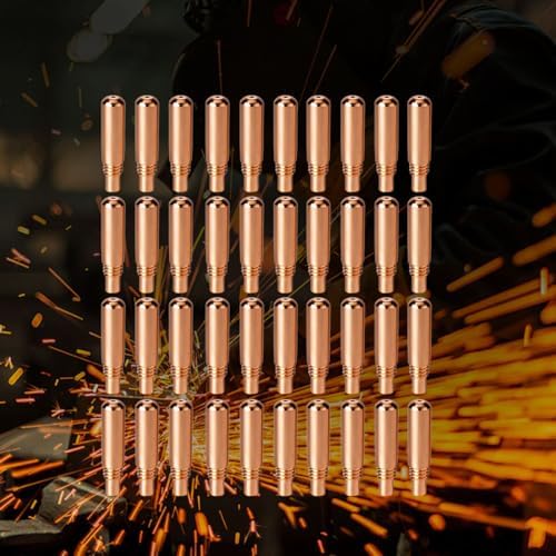 T-M023 .023" Contact Tips for Miller AccuLock MDX Series MDX-100 MDX-250 MDX-250 EZ-Select MIG Welding Gun, 40-piece package.