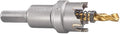 Starrett Tungsten Carbide Tipped Stainless Steel Sheet Metal Hole Saw - Ideal for Stainless, High Alloy Steel, Non-Ferrous Metals, Reinforced Fabrics - 29/32'' Diameter - SM23