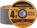 POWERTEC 4" Cut-Off Wheels, 50 PK, 5/8" Arbor (14018-P2)
