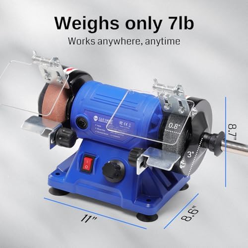 SainSmart Mini Bench Grinder and Polisher, 3-inch Table Grinder