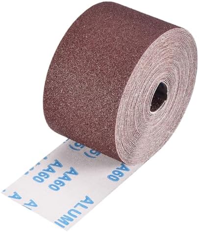 Sandpaper Roll 3Inch 35FT 60Grit Aluminum Oxide Emery Cloth Roll