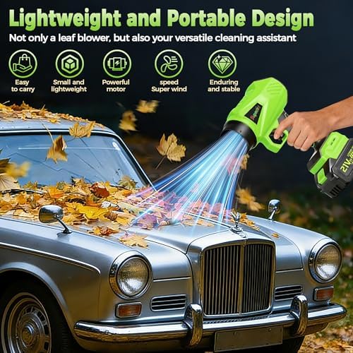 Electric Blower Cordless Green