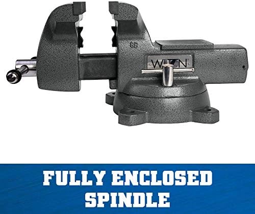 Wilton Mechanics Bench Vise, 8" Jaw Width, 8-1/4" Jaw Opening, 4-3/4" Throat (Model 748A)