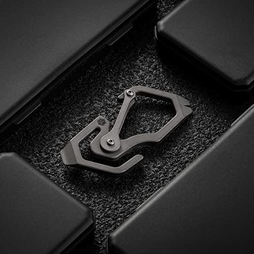 KeyUnity Titanium Carabiner Keychain Multitool Tool