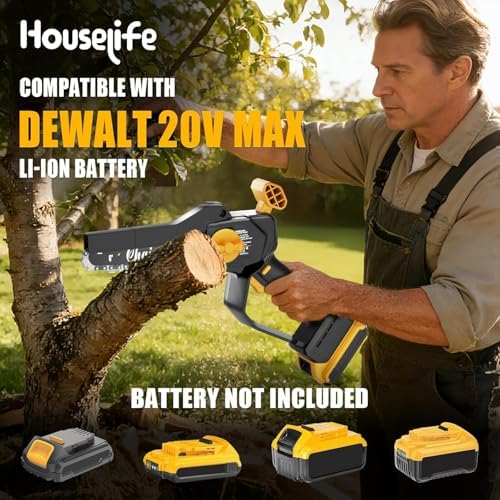Mini Chainsaw Compatible with DeWalt 20V MAX Battery
