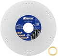 SHDIATOOL 4-1/2 Inch Diamond Metal Cutting Wheel 1PC, Vacuum Brazed Cut Off & Grinding Disc for Angle Grinder, Cuts Rebar Steel Stainless Aluminum, 7/8" Arbor with Reducer Ring