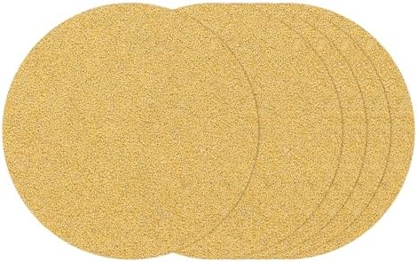 25Pcs Sanding Discs 3In 60Grit Hook and Loop Sandpapers Yellow