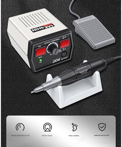 35K RPM Micromotor Polisher with Micro Motor Handle, Micromotor for Jewelry,Ceramics,Silicone,Glasswork,Woodcarving (204, 102)
