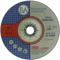 Benchmark Abrasives 7" Aluminum Oxide Pro Depressed Center Grinding Wheel, 1/4" Thick, 7/8" Arbor for Cutting Grinding Stock Removal on Metal, Steel, Cast Iron - 25 Pack
