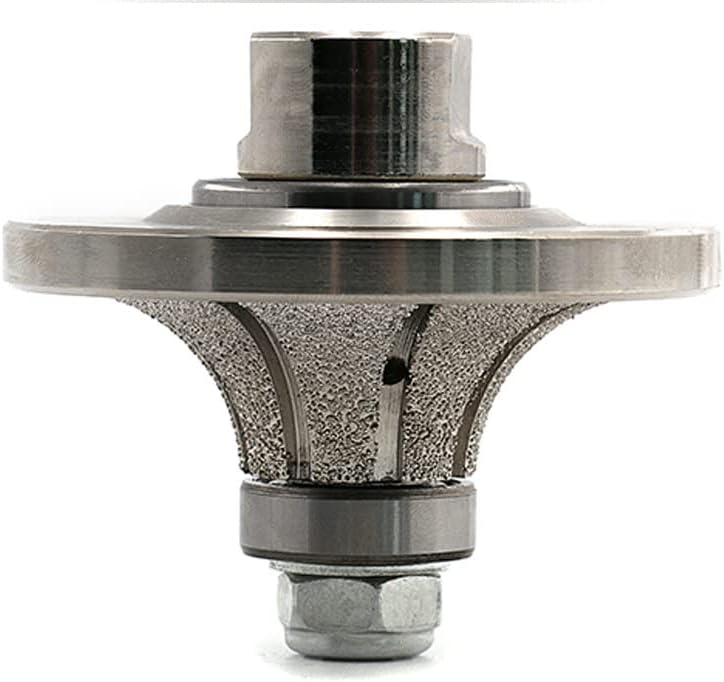 Z-LION B20 3/4" Diamond Hand Profile Wheel Router Bit Half Profiler Wheel for Granite Concrete Marble Edge with 5/8"-11 Thread