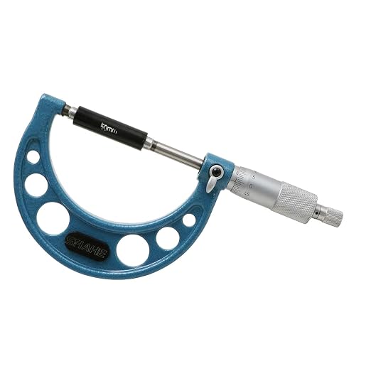 SHAHE 2-3''/50-75mm 0.01mm Outside Micrometer Gauge Micrometer Measuring Tool 5201-75A