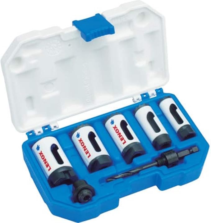 Lenox Tools 30805500A Bi-Metal Speed Slot Hole Saw with T3 Technology, Automotive Kit, 7 Piece