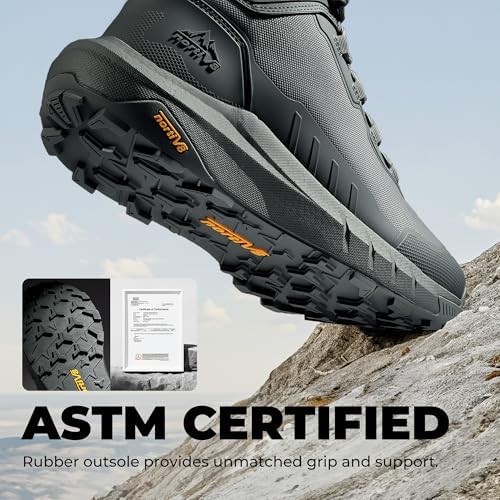 NORTIV 8 Men's Tactical Hiking Boots Lightweight Cushion