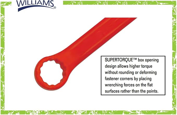 Williams JHW1240RSC Red Supercombo Combination Wrench, 1-1/4-Inch