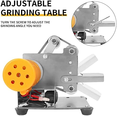 Mini Belt Sander Electric Knife Sharpener Polishing Grinding Tool