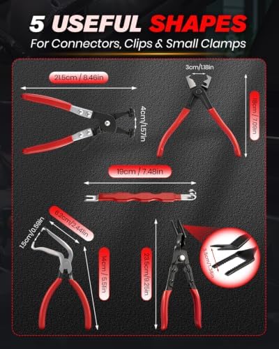 Sakerplus Electrical Disconnect Pliers, Automotive Connector Removal Tool