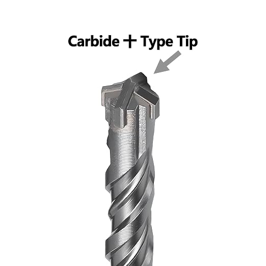 1-3/16 x 23.6 inch SDS Max Rotary Hammer Drill Bit, 30x600mm Carbide Tip Masonry Drill Bit,Concrete Drill Bit for Masonry, Brick, Stone, Concrete