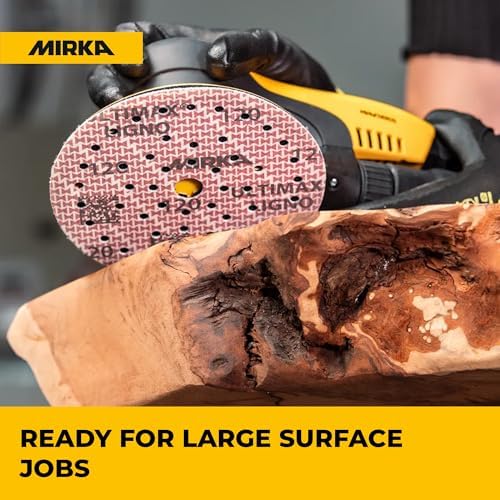 Mirka Sanding Discs Ultimax Ligno 5 inch Hook and Loop 50 Pack