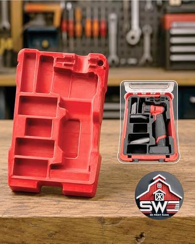 M12 FUEL Detail Sander 2531-20 Insert Organizer Compatible with Milwaukee Packout 48-22-8435