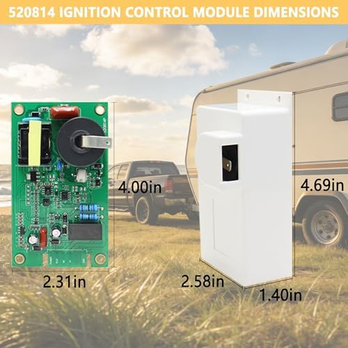520814 Fit for Suburban 5 in1 RV Water Heater Furnace board Part Spare Kit