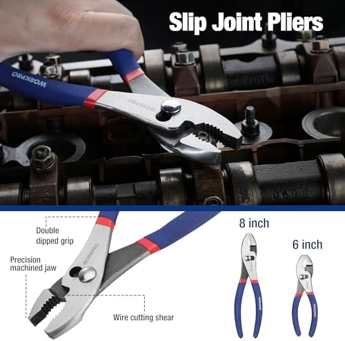 7-piece WORKPRO Pliers Set & WORKPRO Pliers & Wrench Set