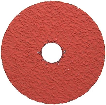 Benchmark Abrasives 4 1/2 Inch Sanding Discs Ceramic Resin Fiber Grinding Disc for Grinding, Stripping on Wood, Fiberglass, Metal, 7/8" Arbor Angle Grinder Sanding Disc, 25 Pack - 60 Grit