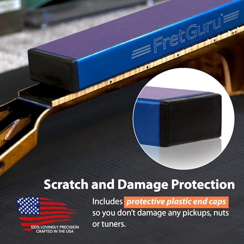 FretGuru Fret Leveler - Professional Sanding Beam Ultra-Precision, 10"