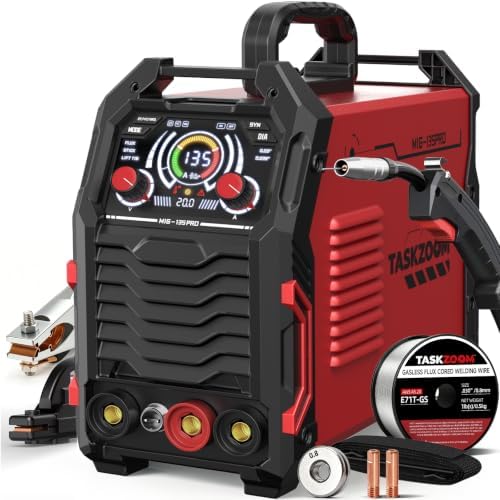 135A MIG Welder 110V [Large LED Display] 3 in 1 Welding Machine
