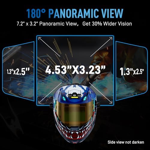 ANDELI Auto Darkening Welding Helmet, Digital Display Control