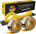Dura-Gold Pro Series Longboard Hand Sanding File Sander Block - Hook & Loop Backing and PSA Backing Adapter Pad & 80 and 220 Grit PSA Longboard Sandpaper 20 Yard Roll, 2-3/4" Wide
