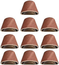 8x19 Inch 10Pcs Aluminum Oxide Sanding Belts, Each of 24/60/80/120/150 Grit 2Pcs, for Wood & Metal(10, 8x19 in-Mixed Grit)
