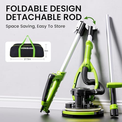 Drywall Sander 1050W Popcorn Ceiling Removal Tool with Collector