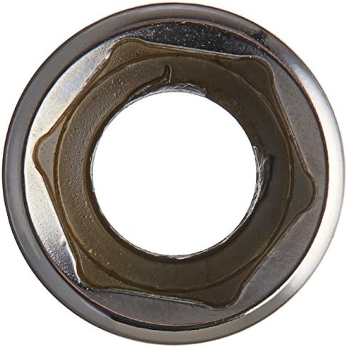 Williams JHWB-616 3/8-Inch Drive Shallow SAE 6 Point Socket, 1/2-Inch, High-Polished Chrome Finish