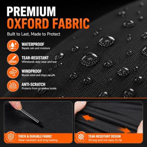 Snow Blower Cover for Ariens Professional 28 2015–2026, Full-Profile Snow Thrower Cover with Water-Resistant Oxford Fabric, 3-Point Hold and Included Storage Bag